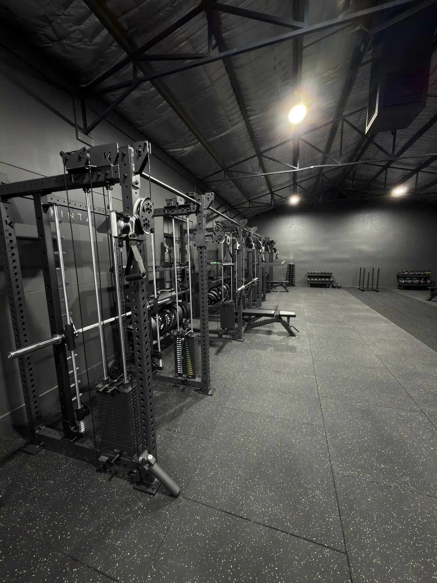 The private training gym floor at Olympus Lifestyle Co
